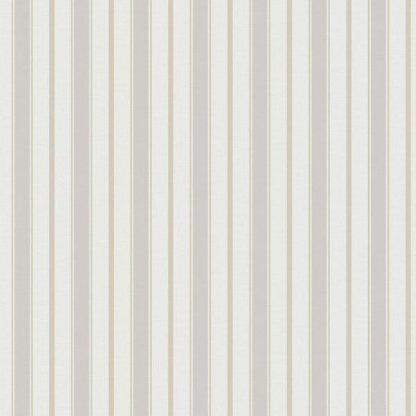 Sanders und Sanders Tapete Streifen Grau und Beige - 53 cm x 10.05 m - 640700