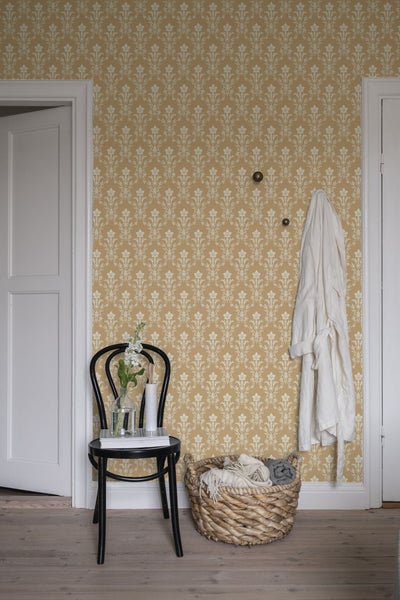 Duro Tapete Blumen Beige - 53 cm x 10.05 m - 661141