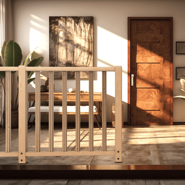 Holz Kinderschutzgitter im Innenraum