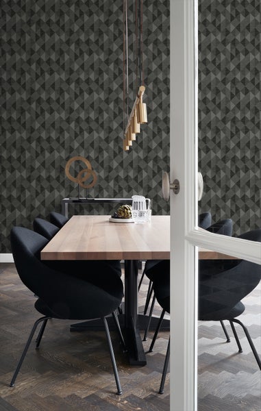 Origin Wallcoverings Tapete 3D Grasmuster Antrazitgrau - 50 x 900 cm - 347889