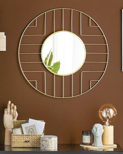 Asymmetrischer Spiegel für Wandmontage