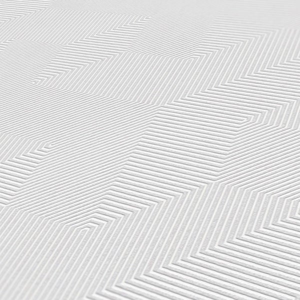 Tapetenrolle mit geometrischem Muster