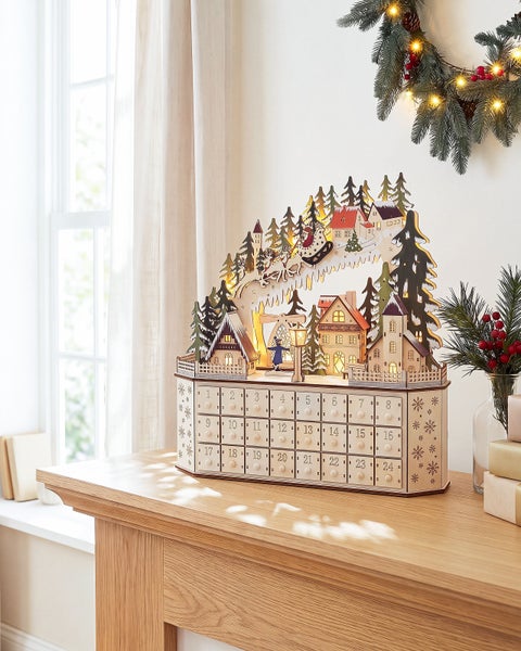 Weihnachtsdekoration LED JOKELA 45 cm Adventskalender | HORNBACH