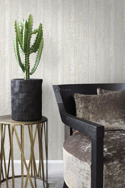 Origin Wallcoverings Tapete Holz-optik Beige - 53 cm x 10.05 m - 347528