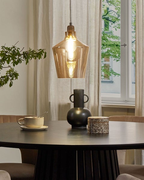 Hängeleuchte SANTON Glas Gold