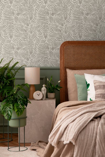 Sanders und Sanders Tapete Zebras Grau - 53 cm x 10 m - 640517