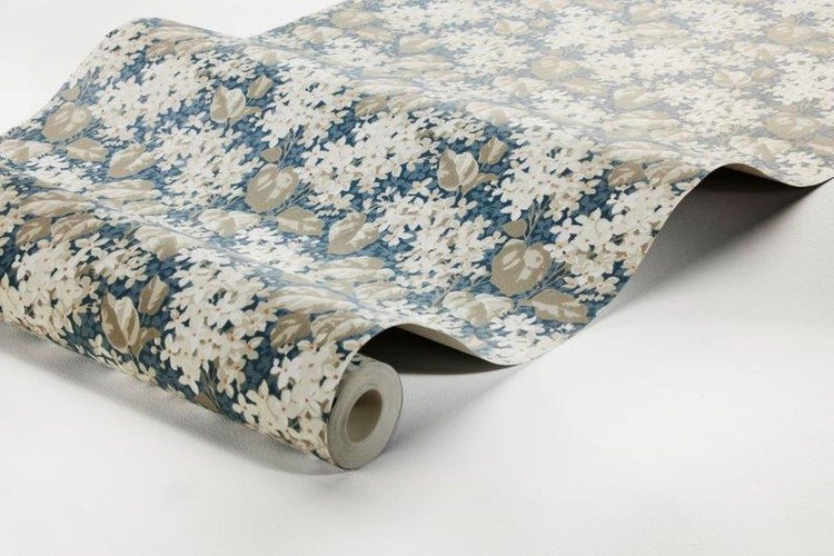 Rolle Tapete mit Blumenmuster