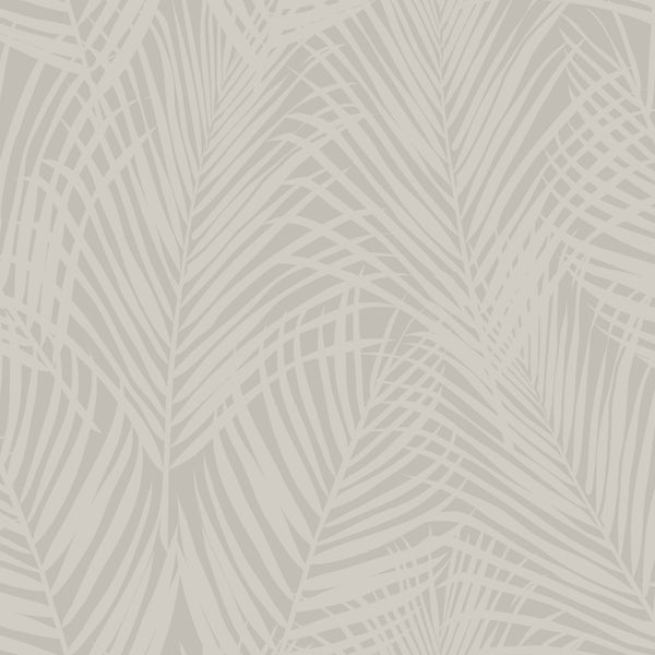 Origin Wallcoverings Tapete Palmenblätter Beige - 53 cm x 10.05 m - 347743