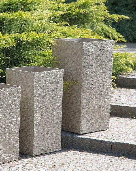 Blumenkübel GAZA 40 cm Beige