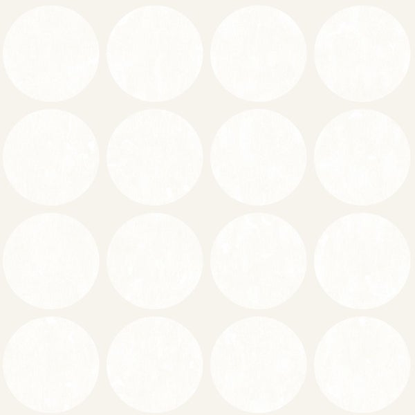Origin Wallcoverings Tapete große verwitterte Kugeln Crême-Weiß - 53 cm x 10.05 m - 347606