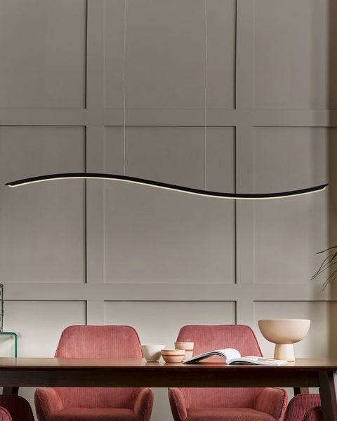 LED Hängeleuchte CALAO Metall Schwarz