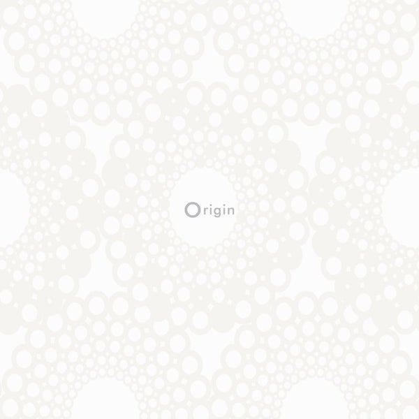 Origin Wallcoverings Tapete grafische Form Weiß - 53 cm x 10.05 m - 345933