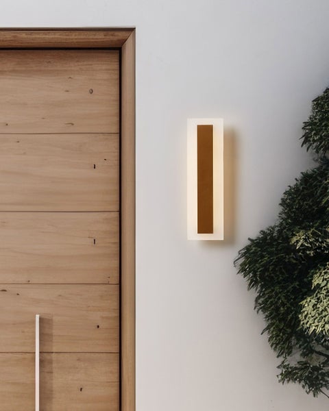 LED Außenwandleuchte ROSALIE Gold