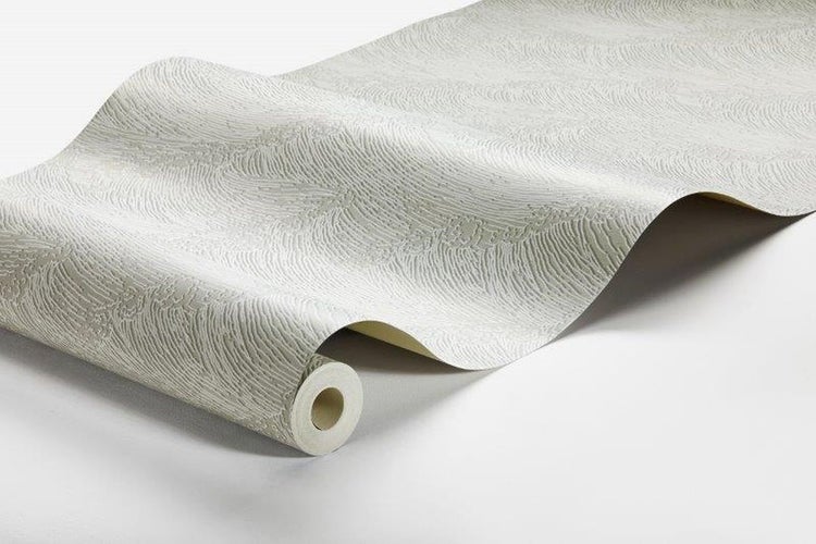 Borastapeter Tapete 3d Wellenförmige Linien Grau - 53 cm x 10.05 m - 660302
