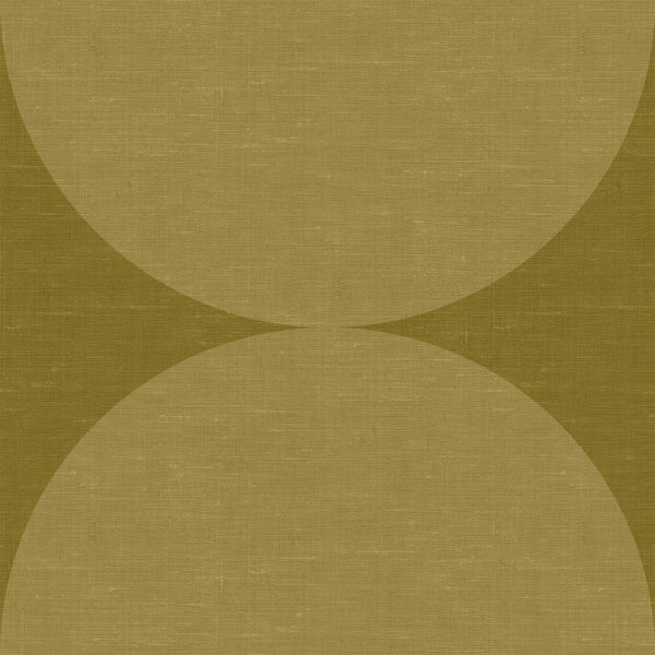 Origin Wallcoverings XXL-Vliestapete Halbkreise Ockergelb - 50 x 900 cm - 357226