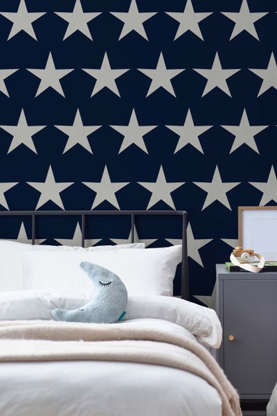 Nächste Vliestapete | Stars Navy - 10mx52cm