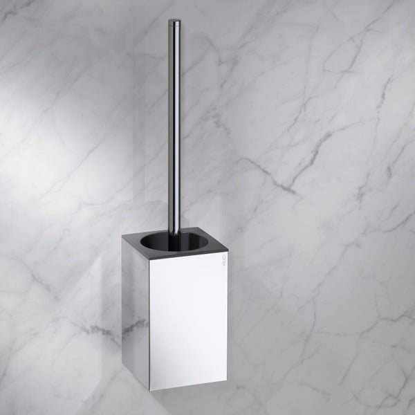 Keuco Toilettenbürstengarnitur quadratisch aus Metall für die Wandmontage