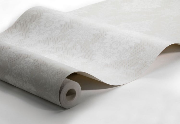 Borastapeter Tapete Blumen Beige - 53 cm x 10.05 m - 660071