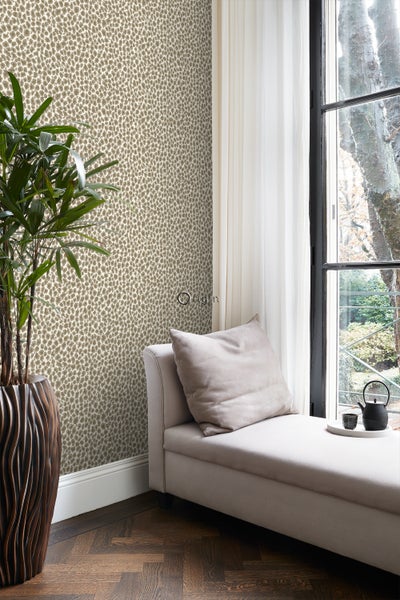 Origin Wallcoverings Tapete Leopardenmuster Beige - 53 cm x 10.05 m - 347427