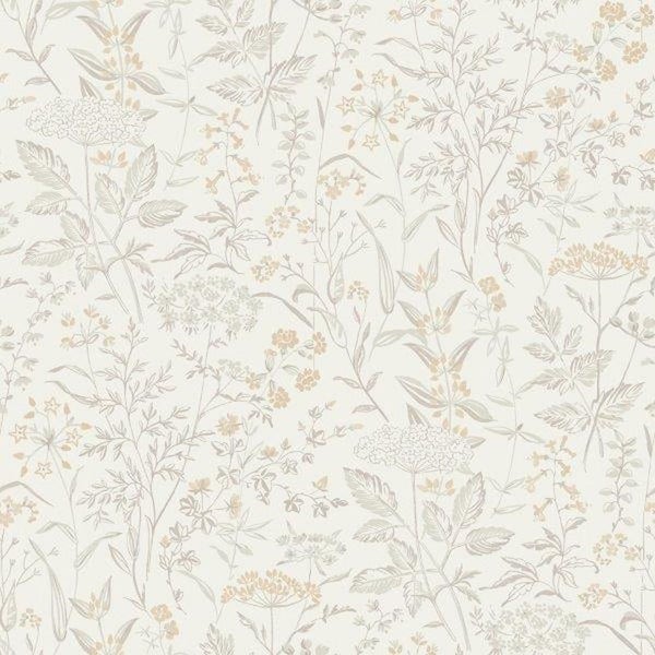 Borastapeter Tapete Feldblumen Beige - 53 cm x 11.2 m - 660129