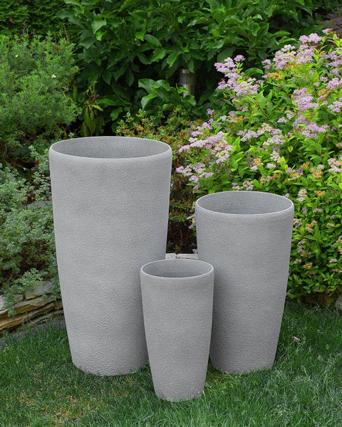 Blumenkübel ABDERA 31 cm Grau