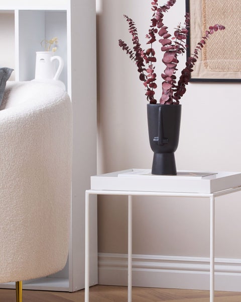 Blumenvase ARTEMIS Keramik 22 cm Schwarz