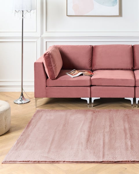 Kunstfellteppich MIRPUR Rosa 160 x 230 cm