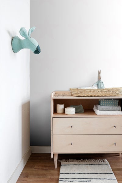 Origin Wallcoverings Tapete großer Stern Hellrosa und Weiß - 53 cm x 10.05 m - 347504