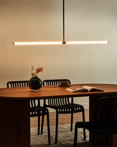 LED Hängeleuchte MAGARA Metall Schwarz