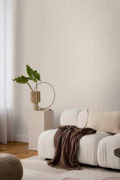 Borastapeter Tapete Blumen Rosa - 53 cm x 10.05 m - 660923