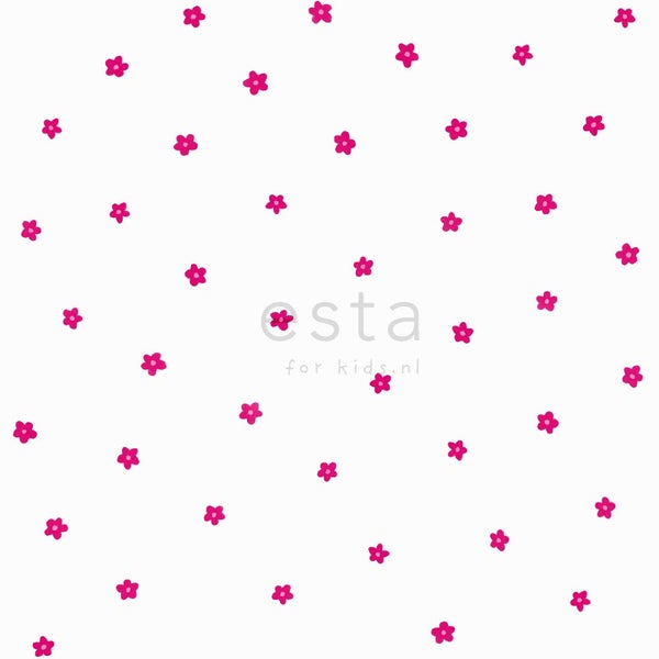 ESTAhome Tapete Blumen Rosa - 53 cm x 10.05 m - 115814