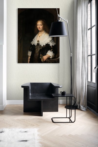 Origin Wallcoverings Tapete 3D Grasmuster Leinen-Optik Beige - 53 cm x 10.05 m - 347363