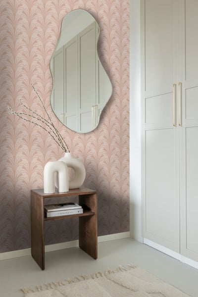 Origin Wallcoverings Tapete Art Decó Muster Terrakottarosa - 50 x 900 cm - 347968