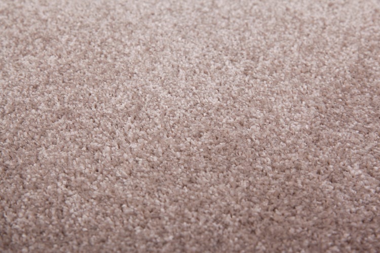 Kurzflor Teppich Ophelia Beige Uni, Klassisch 80 x 150 cm