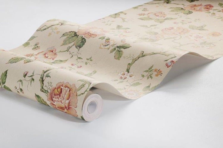 Borastapeter Tapete Blumen Rosa - 49 cm x 10.05 m - 660582
