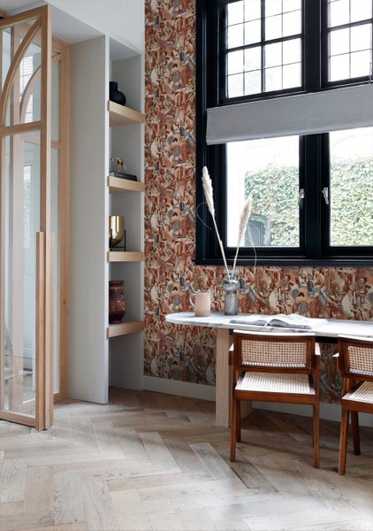 Origin Wallcoverings Tapete figurative Motive Rostbraun - 53 cm x 10.05 m - 347420