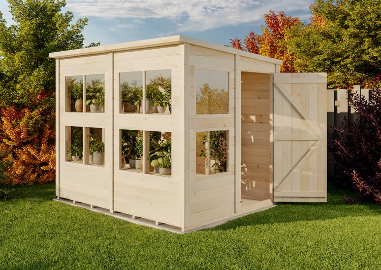 Storehaus Gerätehaus Gregor Gerätehaus aus Holz, Geräteschrank mit 12 mm Wandstärke FSC zertifiziert, Gartenhaus mit Montagematerial