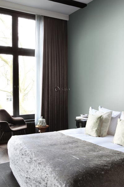 Origin Wallcoverings Tapete Metall-Optik Lagunengrün - 53 cm x 10.05 m - 347601