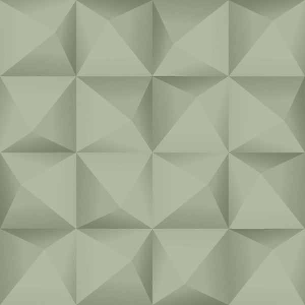 Origin Wallcoverings Tapete 3D Muster Hell Graugrün - 50 x 900 cm - 347960