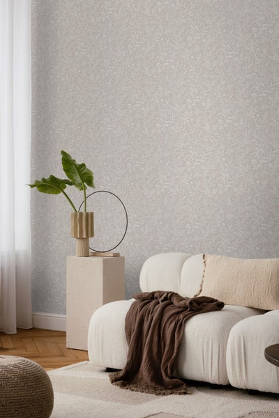 Borastapeter Tapete Feldblumen Braun - 53 cm x 11.2 m - 660132