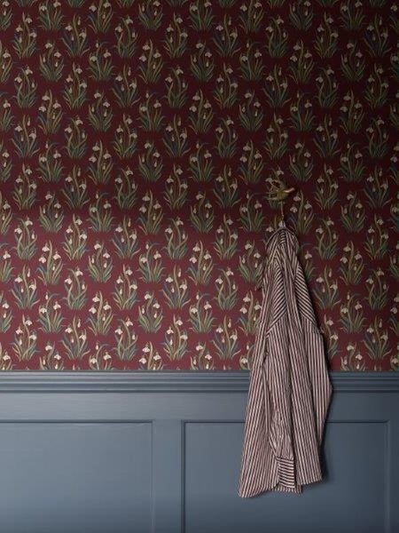 Toilettendeckel mit abstraktem Muster