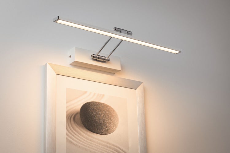 Galeria LED Bilderleuchte Beam 2700K 580lm 230V 7W Weiß, Chrom
