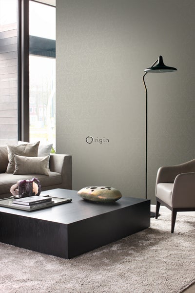 Origin Wallcoverings Tapete Ornamente Taupe und Bronze - 53 cm x 10.05 m - 345429