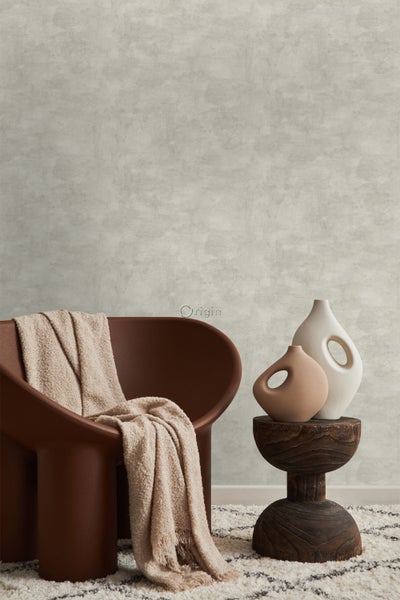 Origin Wallcoverings Tapete Betonoptik Hellgrau - 53 cm x 10.05 m - 347604