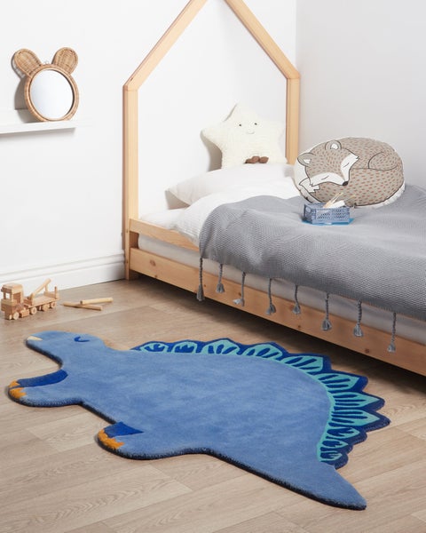 Kinderteppich TREX Blau 100 x 160 cm Wolle