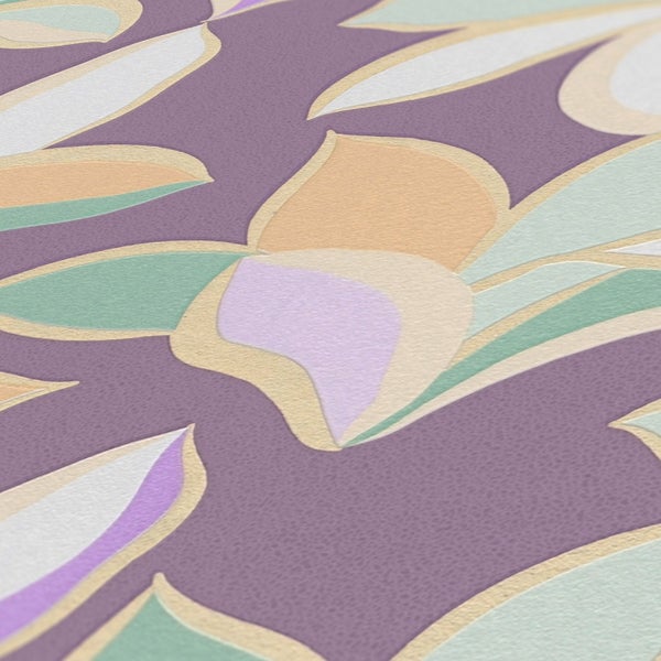 Möbelgriff mit weißem, geriffeltem Griff und goldfarbenen Endstücken