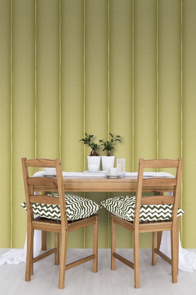 Sanders und Sanders Tapete Streifen Khakigrün - 53 cm x 10 m - 640027