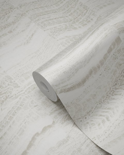 Origin Wallcoverings Tapete Zick-Zack-Mamorstreifen Beige - 53 cm x 10.05 m - 337245
