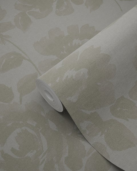 Origin Wallcoverings Tapete Rosen Hellbraun - 53 cm x 10.05 m - 347027