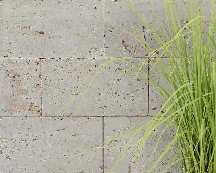 Wohnrausch Naturstein Mauersteine Travertin EXTRA LIGHT, gesägt, getrommelt, beige, L 15-50, B 18-20, H 22,5 cm, 1 qm